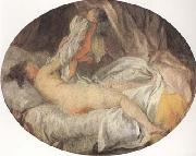Jean Honore Fragonard The Stolen Shift (mk08) Spain oil painting reproduction
